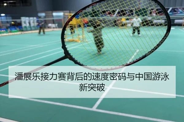 潘展乐接力赛背后的速度密码与中国游泳新突破